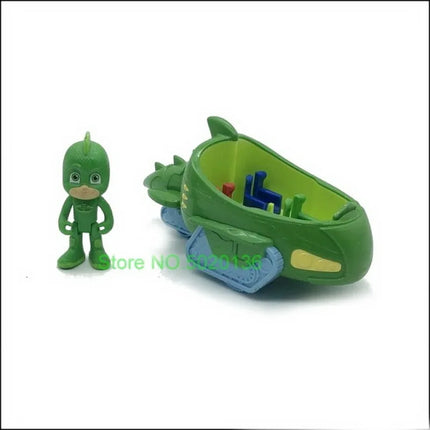 New Figure Masks Toy Set with Vehicle Of Toys Cars Figures Christmas PJ Toys Kids Gifts