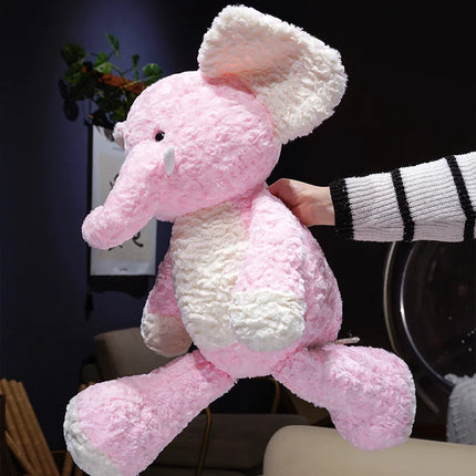 Kawaii Run Plush Toy Fluffy Stuffed Pink Pig Sheep Highland Cow Perfect Birthday Christmas Gift for Kids Girls Animal Lovers