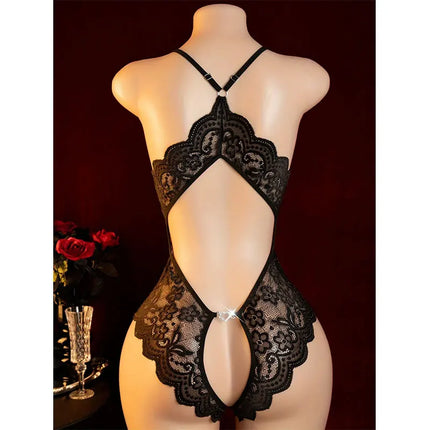 Sexual Woman Lingerie Super Hot Red Open Crotch Erotic Accessories Adult Couples Sexshop Porno Clothing Teddy Bodysuit For Sex18