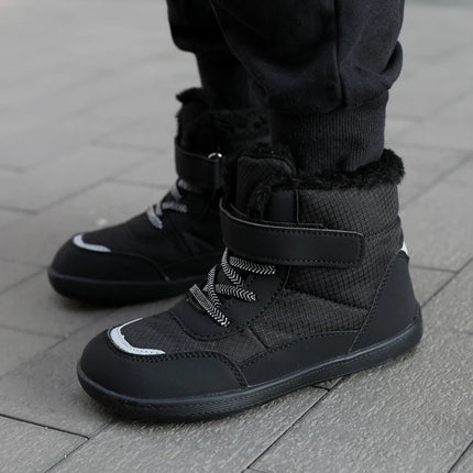 2024 Kids Wide Toe Barefoot Snow Boots | Boys/Girls Winter Minimalist Sneakers | Girls Boys Warm Boot Toddler Little Big Kids