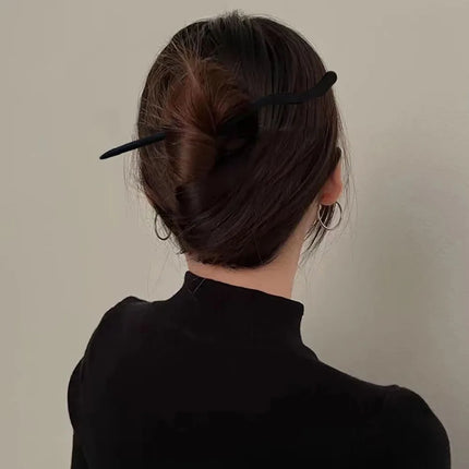 Vintage Simple Hair Accessories Chinese Style Wooden Hair Clips Antiquity Handmade Traditional Hair Fork Retro Hair Sticks 2025