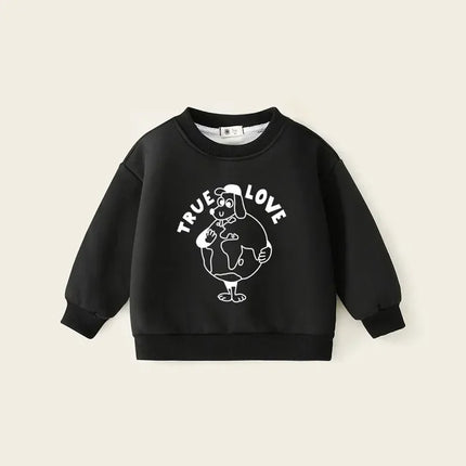 Winter Kids Sweatshirts Plus Velvet Children Pullover 2024 Warm Boy T-shirts Cartoon Girls Fleece Hoodies Baby Outerwear Clothes
