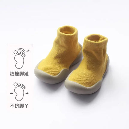 Baby Walking Shoes Spring and Autumn Children's Solid Color Anti-Slip Children's Shoe Socks Floor Socks for Boys and Girls