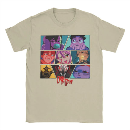 Japanese Funny Anime Dandadan T-shirt Men Women Clothing Cartoon Short Sleeve Tops High Quality Cotton Oversized Tees for Fans