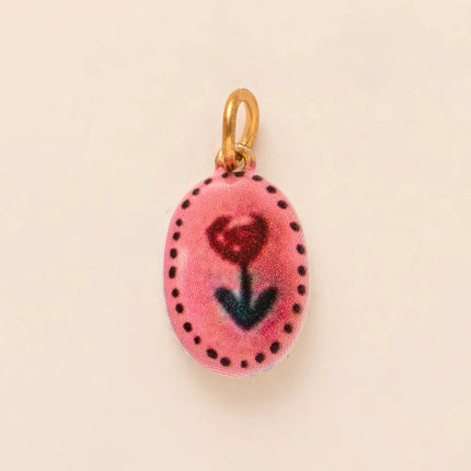 Small Cute Simple Versatile Flower Series Love Flower Clover Small Yellow Flower DIY Pendant charms for jewelry