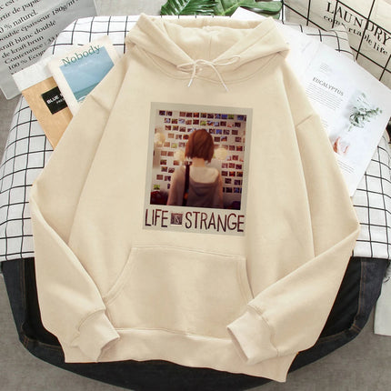 Life Is Strange hoodies women Kawaii japanese Fleece sweatshirts pulls female streetwear pulls