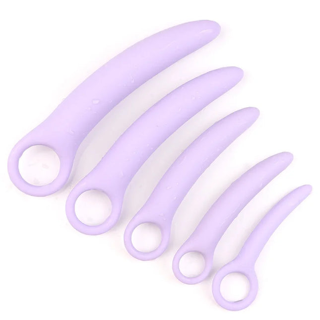 Silicone Pelvic Floor Muscle Dilator Trainer Set, Pelvic Wand Massager for Women, Pelvic Floor Strengthening Device
