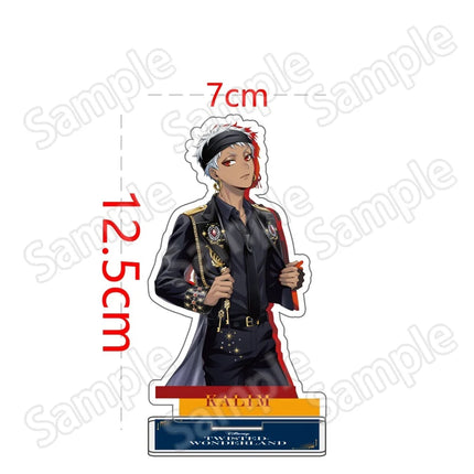 Anime Twisted Wonderland Acrylic Stand Keychain 10-15cm Game Malleus Riddle Azul Idia Vil Leona Desk Decor Collectible Fans Gift