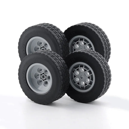 4WD RC Car Chassis Building Block with Electric Function Set/Chassis/Remote Control/Wheels MOC Technical DIY Toy Modifiable