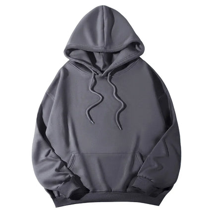 Autumn Winter Fleece Hoodies Fashion Casual Sweatshirts Men Women Harajuku Warm Oversized Pullovers 11 Colors Hip Hop Streetwear