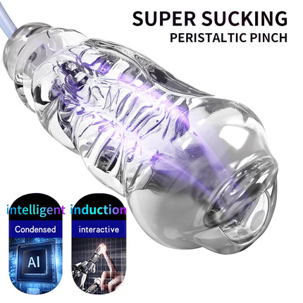 Sex Toys for Men Auto Sucking Masturbator Cup Deep Throat Blowjob Penis Pump Trainer Pocket Pussy Dicks Vacuum Stimulator