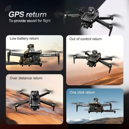 Lenovo V198 MAX GPS Drone 8K Profesional 4K HD Camera  Brushless Laser Obstacle Avoidance Foldable Quadcopter Aerial Optical