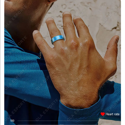 New Blood Pressure Sleep Health Monitor Smart Ring Sport Remote Camera smartring IP68 Waterproof Care for family Rings Men Women