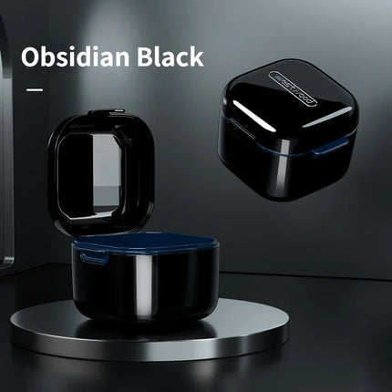 High Quality Orthodontic Retainer Braces Storage Box Soaking Invisible Teeth Denture Cleaning Tooth Storage Portable Belt case