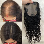 Natural Black / Topper No Clips / 15x16 CM|20 INCHES
