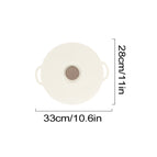 28cm white