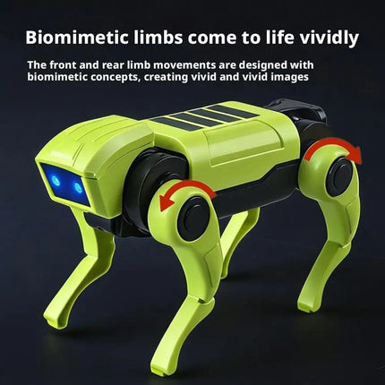 Mechanical Dog Toy Children's DIY Assembly Electric Bionic Robot Science Teaching Small Toy For Boys Kids Gift
