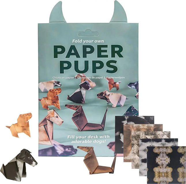 50pcs/Set 3D Cute Origami Cats and Dogs, Creative DIY Origami Kit, Fun Activities for Adults and Children, Desktop Decoration, Pet Lover's Gift, Christmas Gift, Home Decor