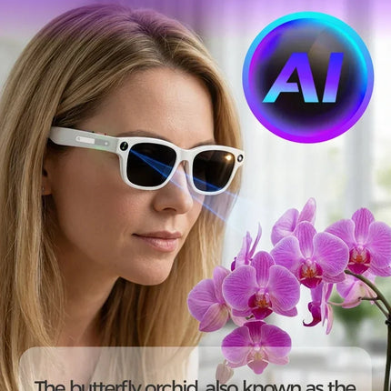 Lenovo AI Smart Glasses 4K 8MP Translation Camera Shooting Image Bluetooth Call Recording Music Smart Sunglasses 2026 New