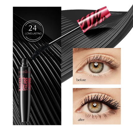 4D Silk Fiber Lash Mascara Waterproof Mascara For Eyelash Extension Black Thick Lengthening Eye Lashes