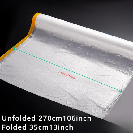 Washi Paint Protection Film Dust Protection Masking Film Car Painting Beauty Decoration Masking Furniture Dust Protection