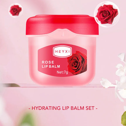 4/6/8pcs Fruit Series Lip Balm Set Sleeping Lip Mask Moisturizing Hydrating Non-sticky Anti-Cracked Lip Balm Lips Care