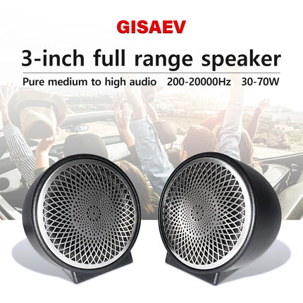 MID3 2pcs High-quality Car Audio Modified Mid-range Speaker 3 Inch HIFI Mid-range and High-range Full-range Speaker