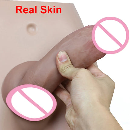 Real Men Skin Dildos Soft Silicone Suction Cup Big Huge Cock Male Artificial Penis Cheap Adult 18 Vagina Anal Sex Toys For Women