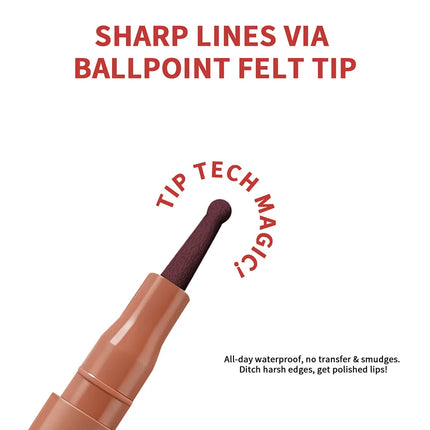 8 Colors Lip Lingerie Lip Liner Long Lasting Waterproof Stain Transfer Proof Smudge Resistant Color No Bleed Formula Cosmetics