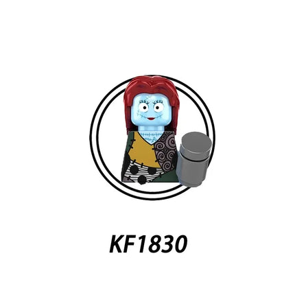 Blind Box KF6173 KF6175 KF6176 Killer Klowns Mini Figure Classic Horror Thriller Movie Building Block Model Doll Halloween Toys