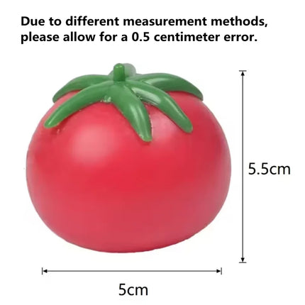 Soft Squishy Simulated Tomatoes Squeeze Toys Water Ballon Sensory Fidget Toys for Adults Water Fights On the Beach Squeeze Toys