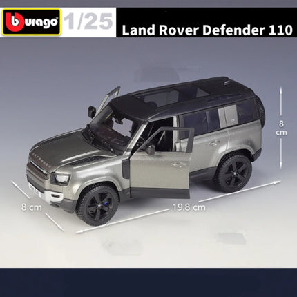 Bburago 1:24 Land Rover Defender 110 SUV Alloy Car Model Diecast Metal Off-road Vehicles Car Model High Simulation Kids Toy Gift