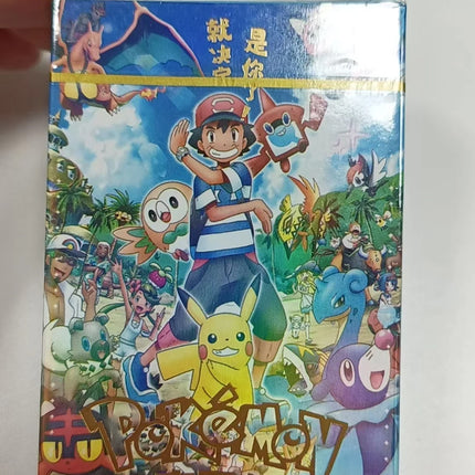 FUNISM 50-Pack Pikachu Anime Laser Card Game Funism Pokemon Laser Tag(The style will be updated.Please refer to the actual item)