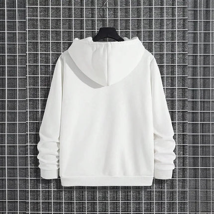 Autumn Winter Daily Casual Sporty Jogging Hoodies Male Home Outdoor Comfort Warm Pullover Italy Fashion Men's Hooded Sweatshirts