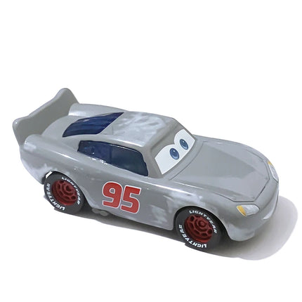 Original Disney Pixar Cars 3 Anime Figure School Bus Cartoon Model Car 1:55 Metal Die Casting Alloy Car Kids Toys Birthday Gifts
