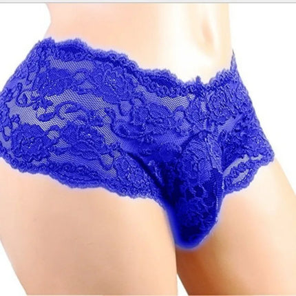 Men's Underwear Sexy Lingerie Sexy Panties Plus Siz Lace Sissy Male Breathable Jockstrap Briefs G-String Thongs Porno Underpants