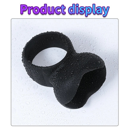 Liquid silicone egg lock ring Couple shock delay ring Egg lock ring Adult products Male penis lock rin Ring of penis
