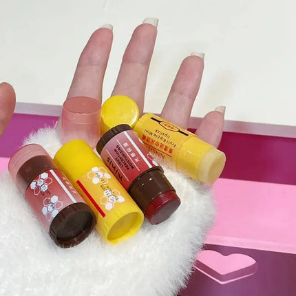 HERORANGE HR603 Fruit Mini Lip Balm Two Pack Set Moisturizing Lipstick Moisturizing Autumn and Winter Lip Mask Anti-Drying