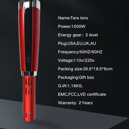 1000W Upgrade Terahertz Wave Light Magnetic Health Beauty Massager Deivce Heat Blower Cell Acivation Physiotherap OEM Accept