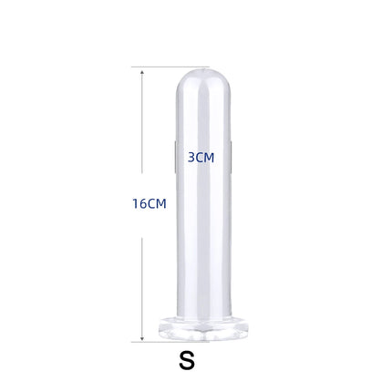 Clear TPE Anal Plug 24cm Small Dildos ButtPlug Pulling Beads Round Tube Masturbation Posterior Dilation Adult Sex Toys For Men