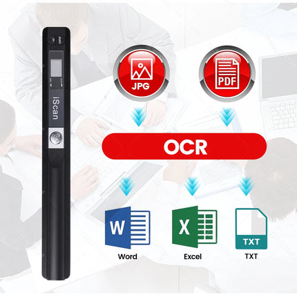 iScan01 Portable A4 Document Reader Scanner 900DPI For Contract Books Office Business Handheld Mobile Scanners JPG PDF Format