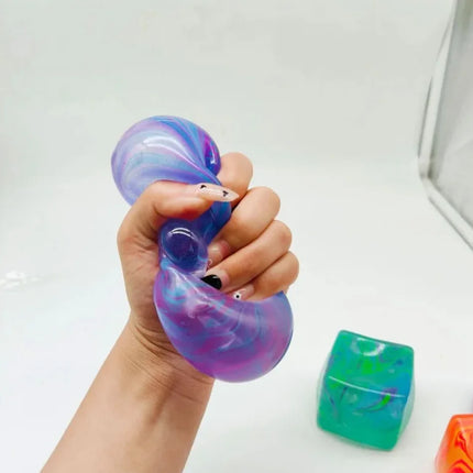 Slow Rebound Stress Cube Ice Cube Malt Sugar Squishy Fidget Toy Anxiety Relief Stress Relief Toy Fidget Toy