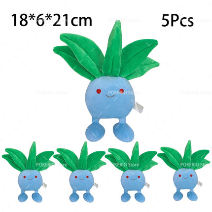 Wholesale Pokemon Plush 5Pcs/Lot Mimikyu Caterpie Oddish Garchomp Phantump Umbreon Sylveon Stuffed Animal Peluche Christmas Gift