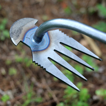 1Pcs Stainless Steel Weed Puller Sharp Tines Grass Rooting Weeding Tool for Yard Lawn and Farm Supply Home Yard Garden Tools