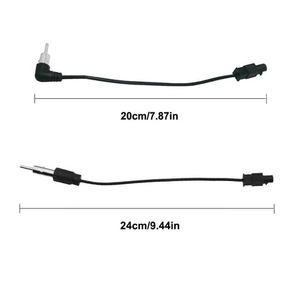Car Radio Antenna Adapter Cable,Car AM FM Fakra to DIN Antenna Adapter Cable For VW  Sagitar BORA Jetta Chrysler