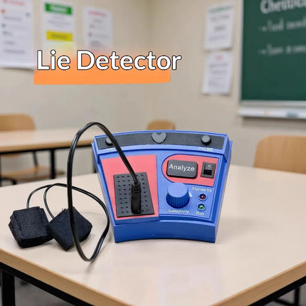 Lie Detector Electric Polygraph Test Finger Toy Party Game for Kids Adults Lie Detector Toys Social Game Funny Toys Kids Gifts