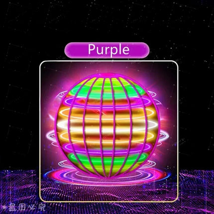 Flying Ball Boomerang Spinner Toys Hand Control Drone 360° Rotating Mini UFO With LED Lights for Children Funny Birthday Gifts