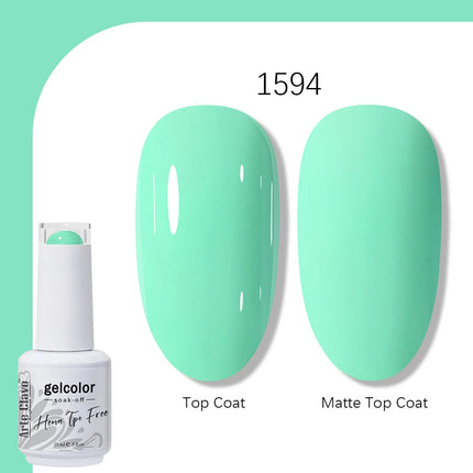 Arte Clavo TPO FREE HEMA FREE Gel Nail Polish UV Multi Use Semi Permanent Soak Off Autumn Winter Nail Art Hybrid Varnish 15ml