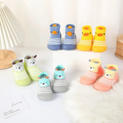 0-3Y Baby Walkers Soft Sole Socks Shoes Breathable Indoor Outdoor Non-Slip Floor Footwear Toddler Boys Girls Spring Autumn‌