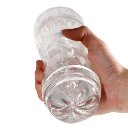 Male Masturbator Cup Soft Pussy Sex Toys Transparent Vagina Adult Endurance Exercise Sex Products Vacuum Pocket Cup for Men 18+